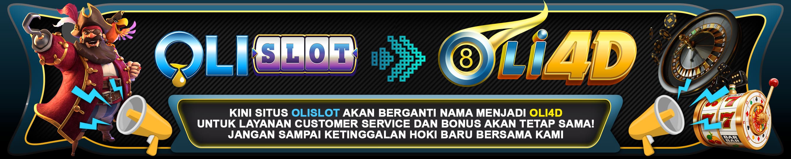 OLISLOT AKAN GANTI NAMA SITUS JADI OLI4D