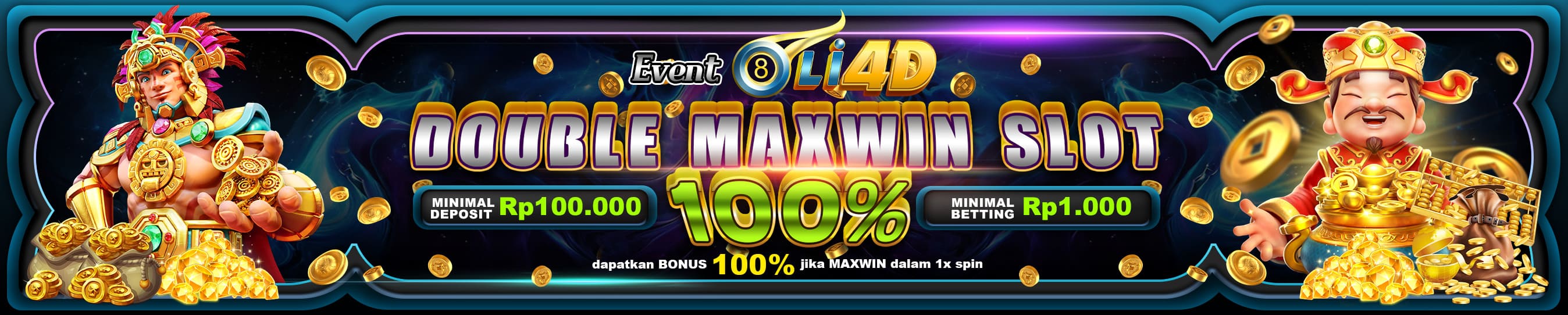 EVENT DOUBLE MAXWIN 100%